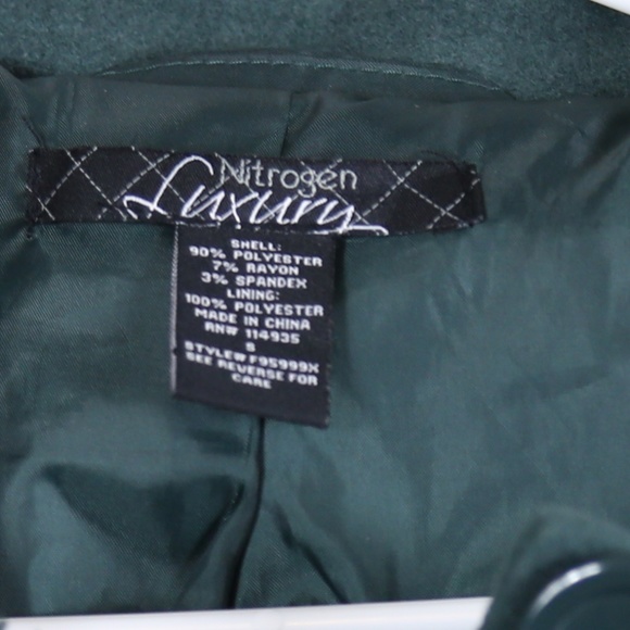 Nitrogen Luxury Green Coat sz SM - Picture 5 of 8